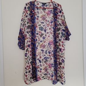 Democracy Floral Cardigan small/medium NWT